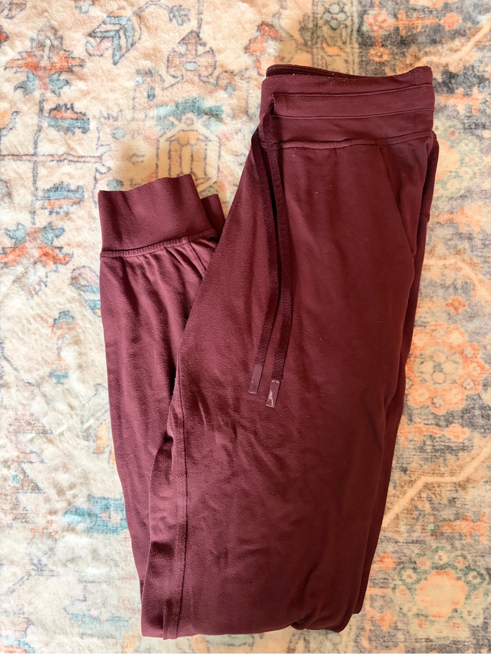 Women’s Lulu Burgundy Jogger Pants - Comfortable Everyday Bottoms